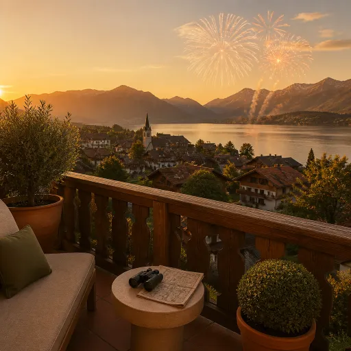 Swiss National Day from a hotel balcony: the 1 August stays where the fireworks feel personal